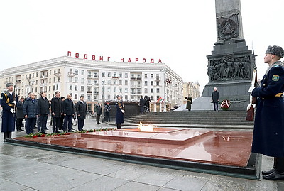 Собянин посещает с визитом Минск