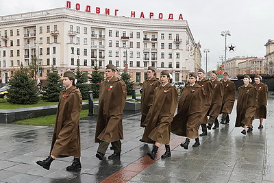 Патриотическая акция \"15 дней до Великой Победы\" прошла в Минске