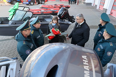 Парк плавсредств службы спасения Гомельской области пополнился новой техникой