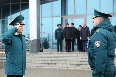 Памятный знак в честь 85-летия пожарной охраны области появился в Бресте