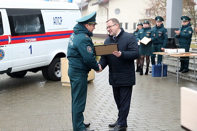 Памятный знак в честь 85-летия пожарной охраны области появился в Бресте