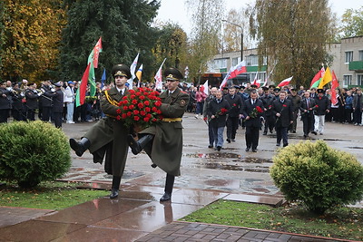 Останки бойцов Красной армии перезахоронили в Горецком районе