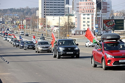 Автопробег \"За единую Беларусь\" прошел в Витебске