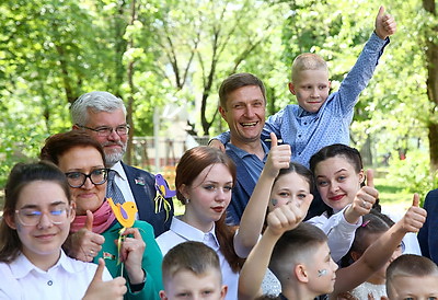 Воспитанников социального приюта в Минске поздравили с Днем защиты детей