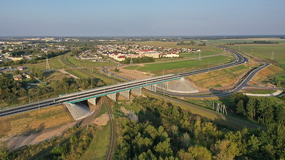 В Лиде торжественно открыли подъездную дорогу к райцентру с трассы М11