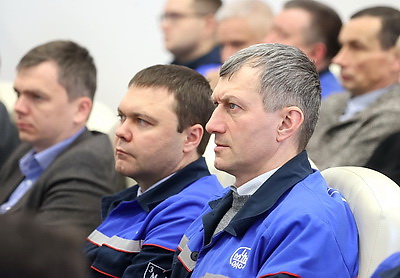Крупко провел встречу с трудовым коллективом Мозырского нефтеперерабатывающего завода
