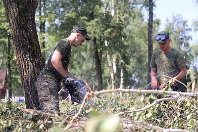 В Осиповичском районе ликвидируют последствия стихии