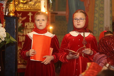 Пасхальное богослужение прошло в Гродненском Свято-Рождество-Богородичном женском монастыре