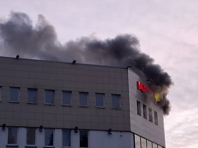 В Витебске при пожаре в ТЦ спасены 10 человек, еще 215 эвакуированы