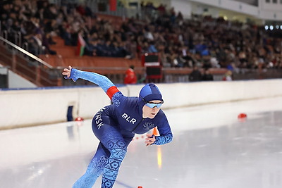 Чемпионат Беларуси по конькобежному спорту стартовал в Минске