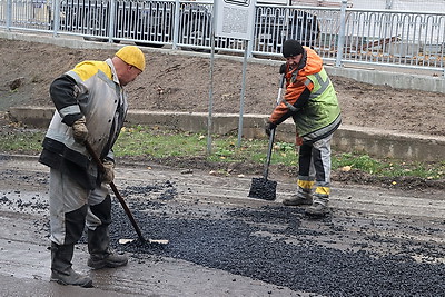 В Витебске завершаются работы по капремонту моста Металлистов