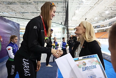 Чемпионат Беларуси по конькобежному спорту стартовал в Минске