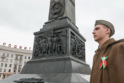 Патриотическая акция \"15 дней до Великой Победы\" прошла в Минске