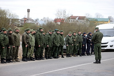 Сбор по территориальной обороне провели под Вороново