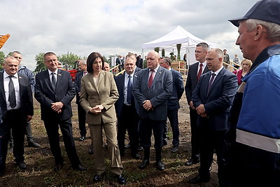 Кочанова посетила мелиоративный объект в Любанском районе