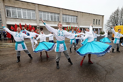 Пуск природного газа состоялся в агрогородке Ломаши Глубокского района