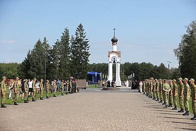 В Сморгони открыли мемориальный комплекс по линии противостояния в Первую мировую войну