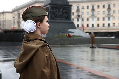 Патриотическая акция \"15 дней до Великой Победы\" прошла в Минске