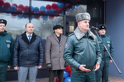 Спасателям Могилевской области вручили ключи от арендного жилья