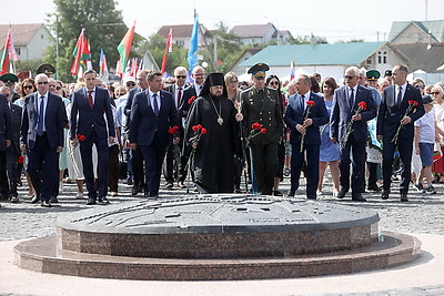 В Сморгони открыли мемориальный комплекс по линии противостояния в Первую мировую войну