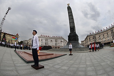 Церемония открытия Почетной Вахты Памяти на Посту №1 состоялась в Минске