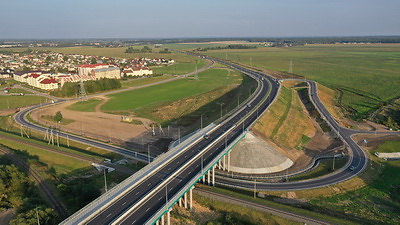 В Лиде торжественно открыли подъездную дорогу к райцентру с трассы М11