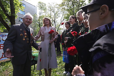 В Минске состоялась акция \"Здесь живет ветеран\"