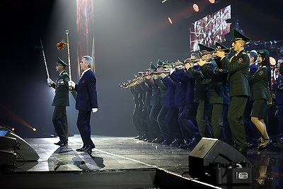 \"Время выбрало нас\": масштабный концерт \"Марафона единства\" прошел в Жлобине