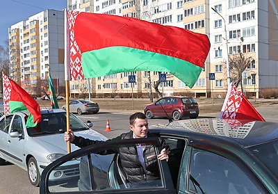 Автопробег \"За единую Беларусь\" прошел в Витебске