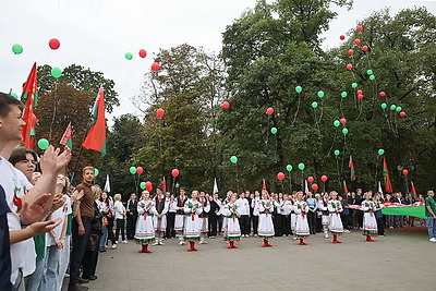 Белорусская делегация отправилась на фестиваль \"Молодежь - за Союзное государство\"