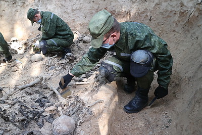 Могилевчане посетили место захоронения мирных граждан времен ВОВ