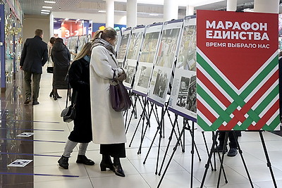 \"Марафон единства\": выставку \"Беларусь. Взлет\" представили жителям и гостям Бреста