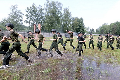 Смена военно-патриотического лагеря проходит на базе 72-го ОУЦ