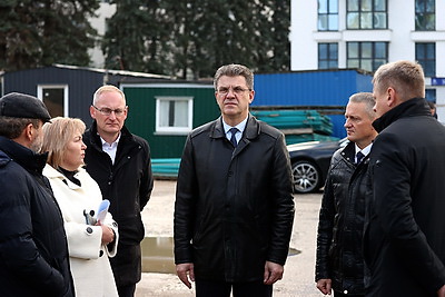 Школу с бассейном в микрорайоне \"Минск Мир\" планируют открыть к следующему учебному году