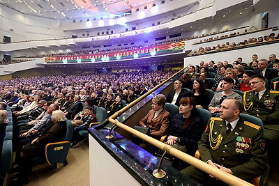 Торжественное собрание ко Дню защитников Отечества прошло в Минске