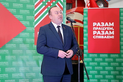 \"Разам працуем, разам спяваем!\": проект \"Марафона единства\" проходит в Барановичах