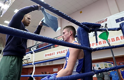 В Гомеле проходит первенство Республики Беларусь по боксу среди молодежи до 22 лет