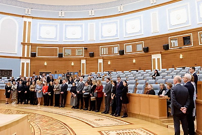 \"Величие духа белорусского народа\". Чем Дворец Независимости поразил своих новых гостей