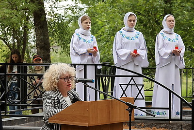 В Славгороде перезахоронили останки жертв геноцида