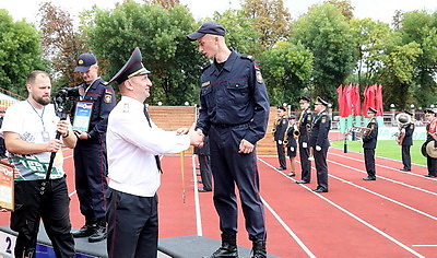 В Бресте подвели итоги смотра-конкурса профмастерства сотрудников Департамента охраны МВД