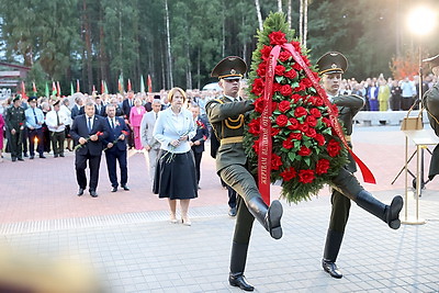 На мемориале \"Ола\" почтили память невинных жертв войны