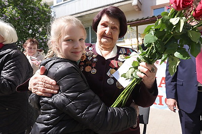 В Минске состоялась акция \"Здесь живет ветеран\"