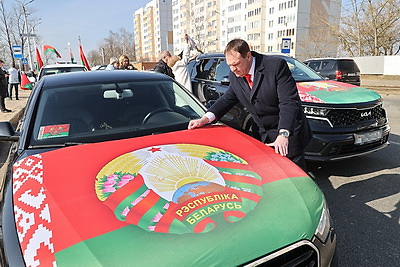 Автопробег \"За единую Беларусь\" прошел в Витебске