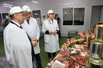 Горлов посетил Калинковичский мясокомбинат