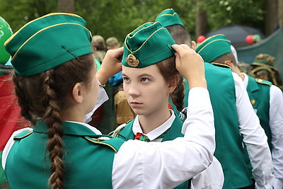 Областной этап военно-патриотической игры \"Зарница\" стартовал в Мозырском районе