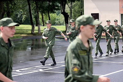 Смена военно-патриотического лагеря проходит на базе 72-го ОУЦ