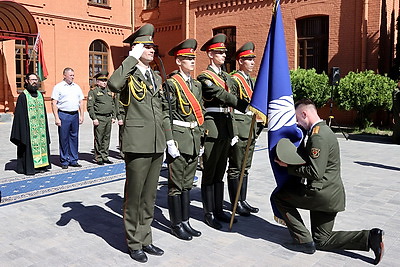 Выпуск офицеров военного факультета прошел в БГУ