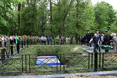 В Славгороде перезахоронили останки жертв геноцида