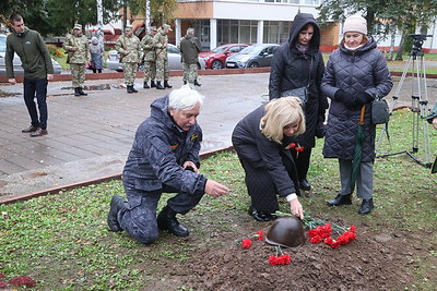 Останки бойцов Красной армии перезахоронили в Горецком районе