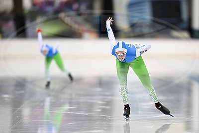 Головатюк и Доморацкая одержали победу в чемпионате Беларуси по конькобежному спорту